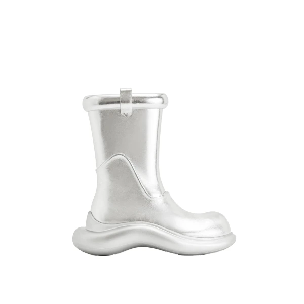 JW PEI Zoie Metallic Rain Boot in Silver | Boots | Luxury Shoes 