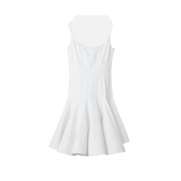 The Agave Mini Dress in White