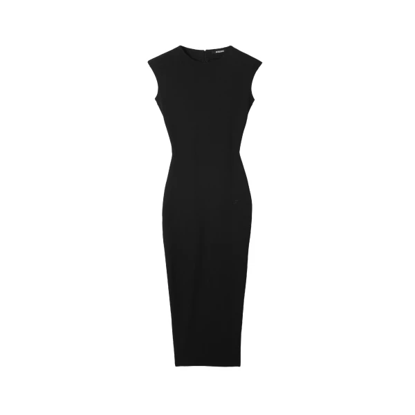The Alba Midi Dress in Black