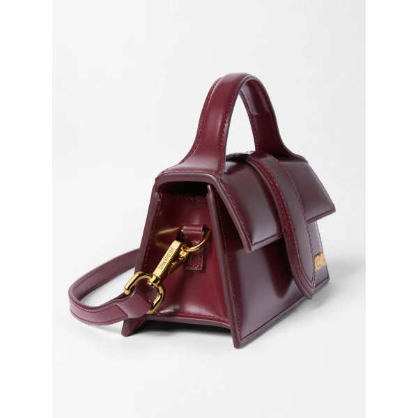 burgundy Jacquemus mini bag