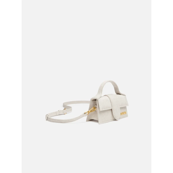light greige Jacquemus mini bag