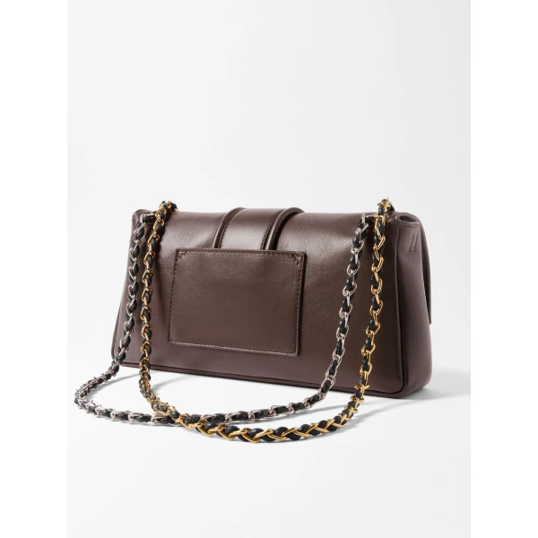brown shoulder bag