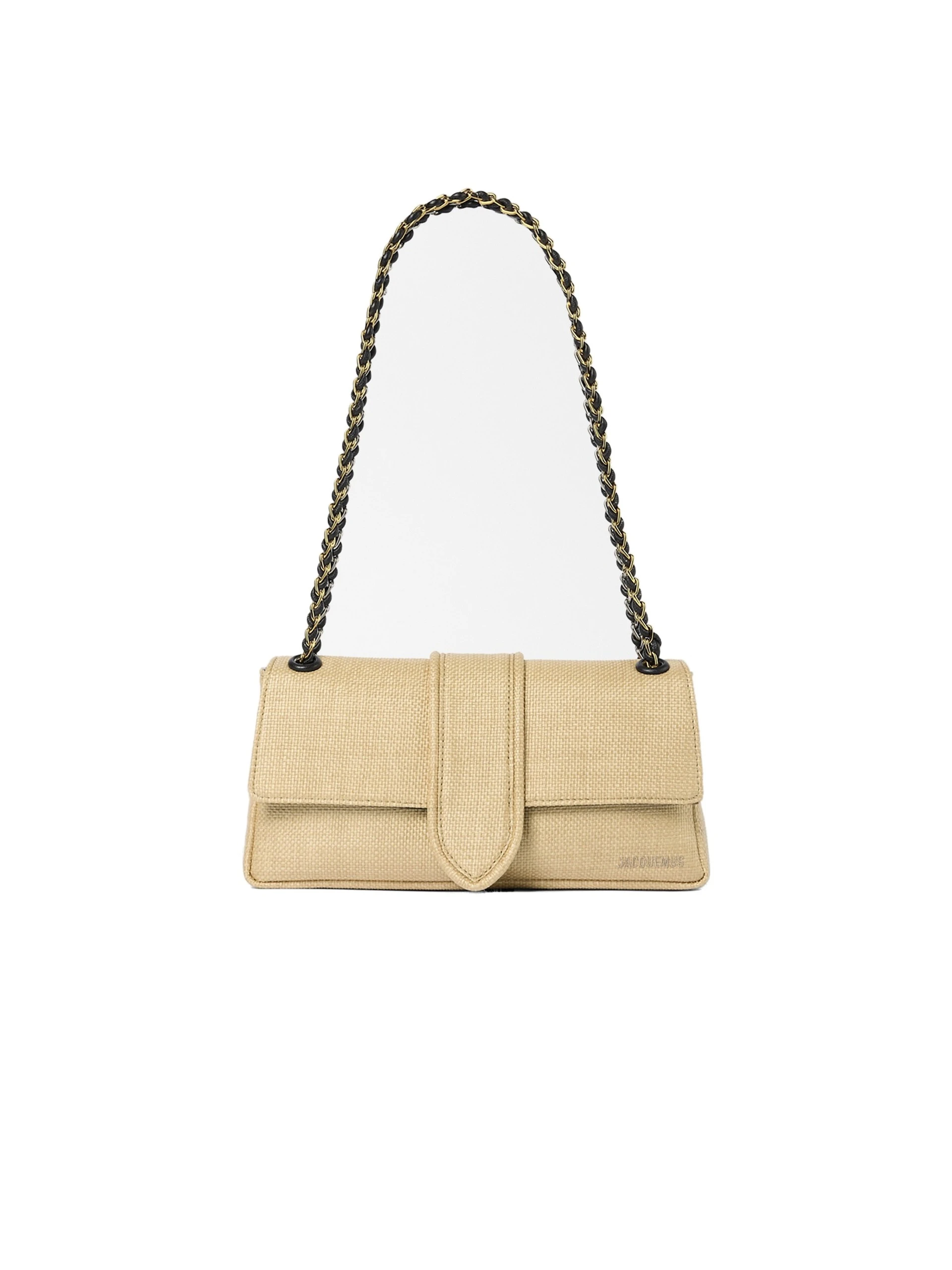 Jacquemus-The-Bambino-Chaine-Bag-in-Natural-coveti-white Jacquemus Bambino Chaine Bag