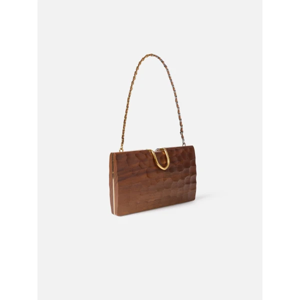 brown clutch