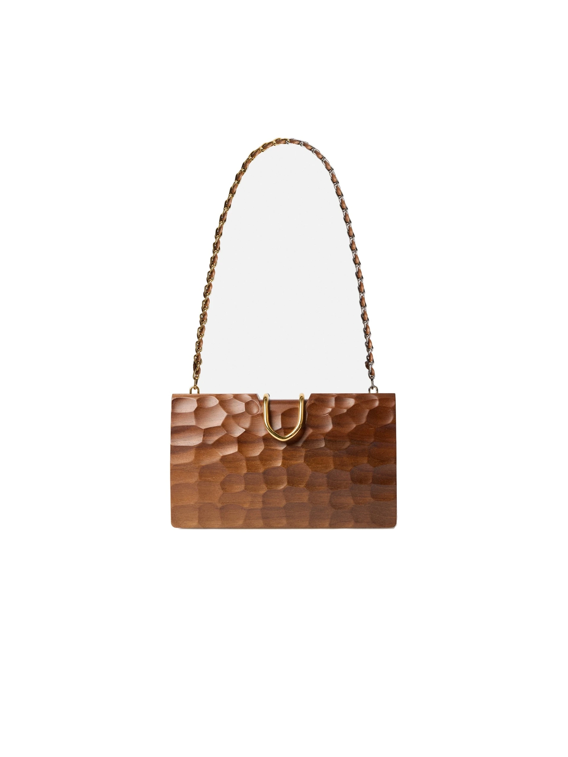 Jacquemus-The-Bambino-Clutch-Bag-in-Brown-coveti-white Jacquemus Bambino Clutch Bag