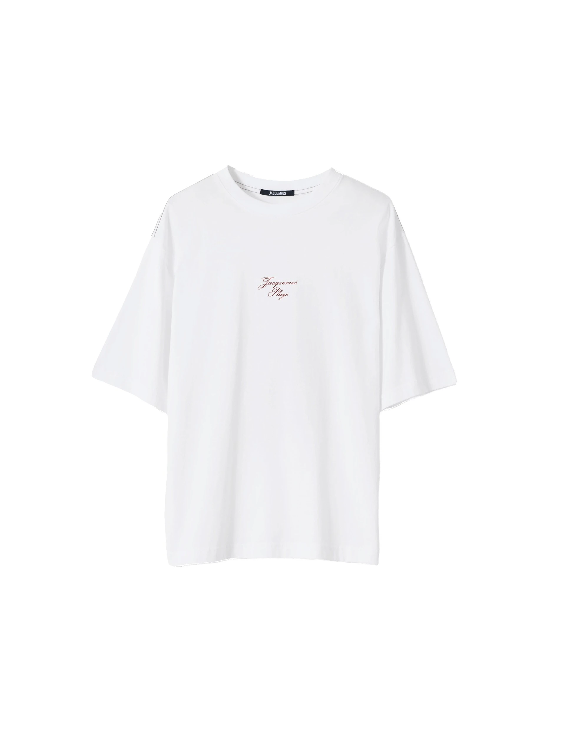 Jacquemus-The-Bateau-T-Shirt-in-Embroidery-Red-and-White-Sails-coveti-white Jacquemus Bateau T-Shirt top