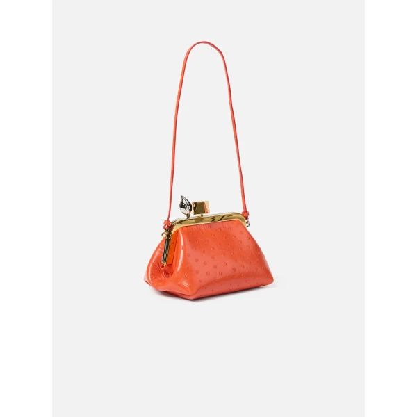 red orange Jacquemus shoulder bag