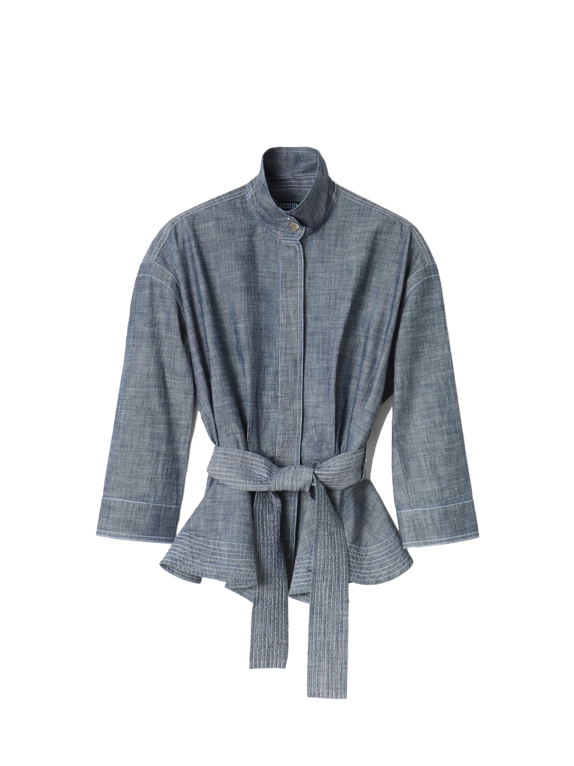 Jacquemus-The-Cabana-De-Nimes-Denim-Jacket-in-Grey-coveti-white Jacquemus Cabana De-Nimes Denim Jacket