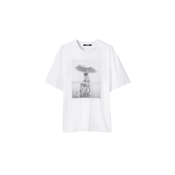 The Campagne T-Shirt in Optic White and Print White