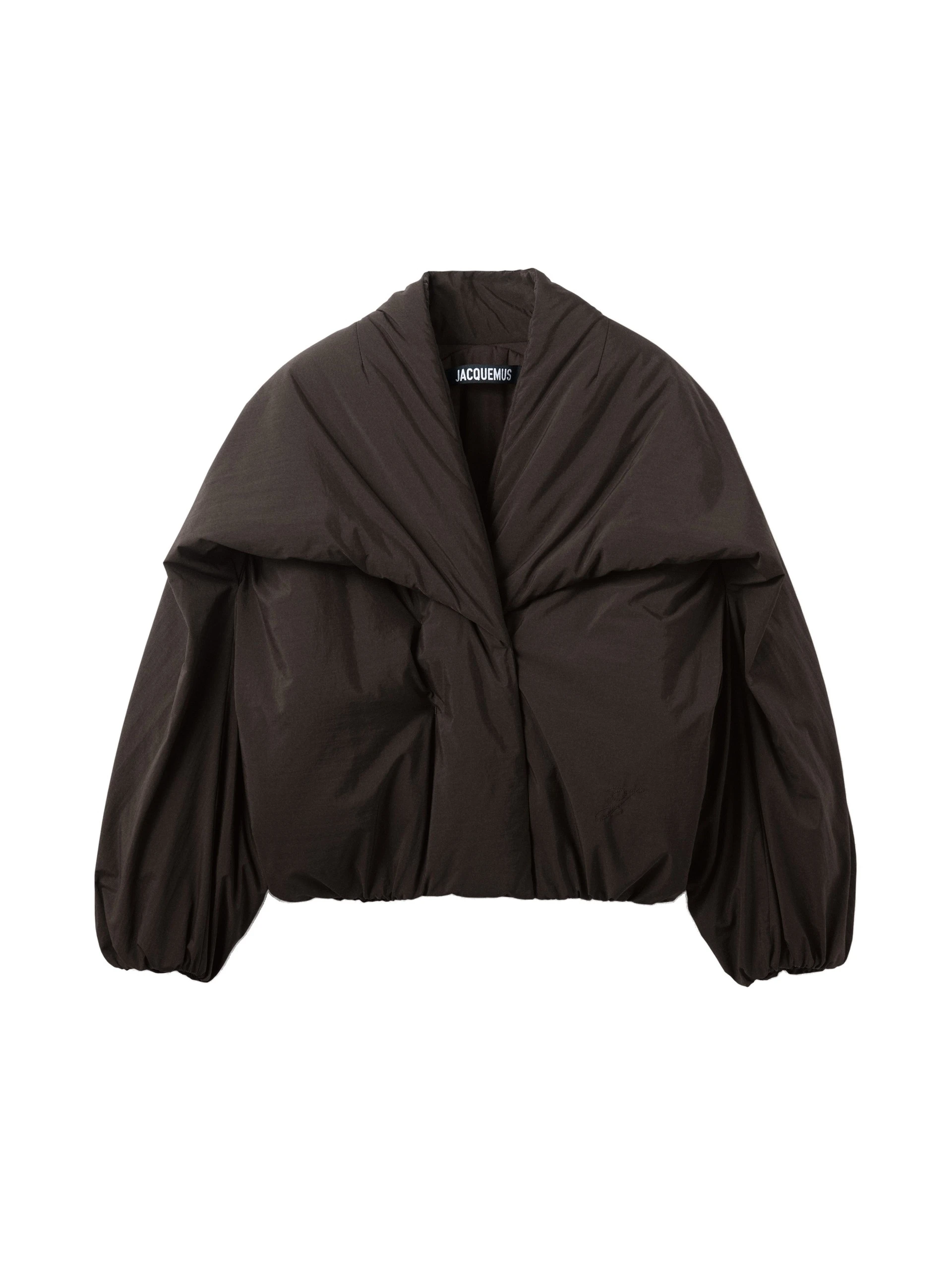 Jacquemus-The-Chale-Bomber-Jacket-in-Dark-Brown-coveti-white Jacquemus Chale Bomber Jacket