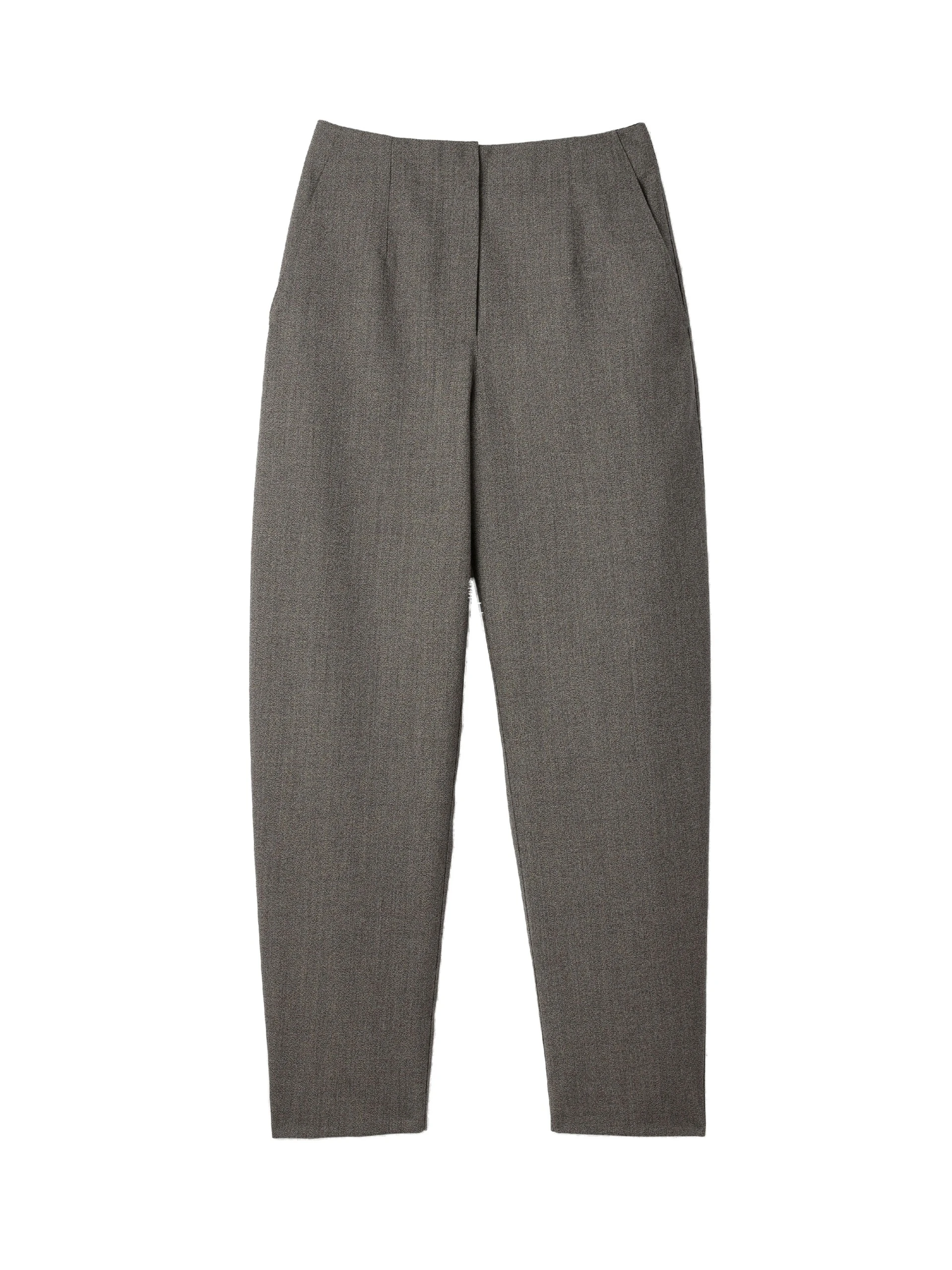 Jacquemus-The-Citta-Pants-in-Dark-Brown-coveti-white Jacquemus Citta Pants trousers