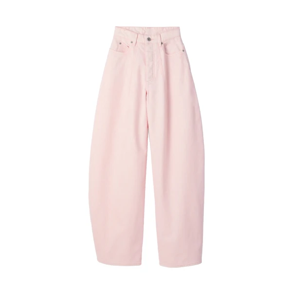 The De-Nimes Ovalo Denim Pants in Light Pink