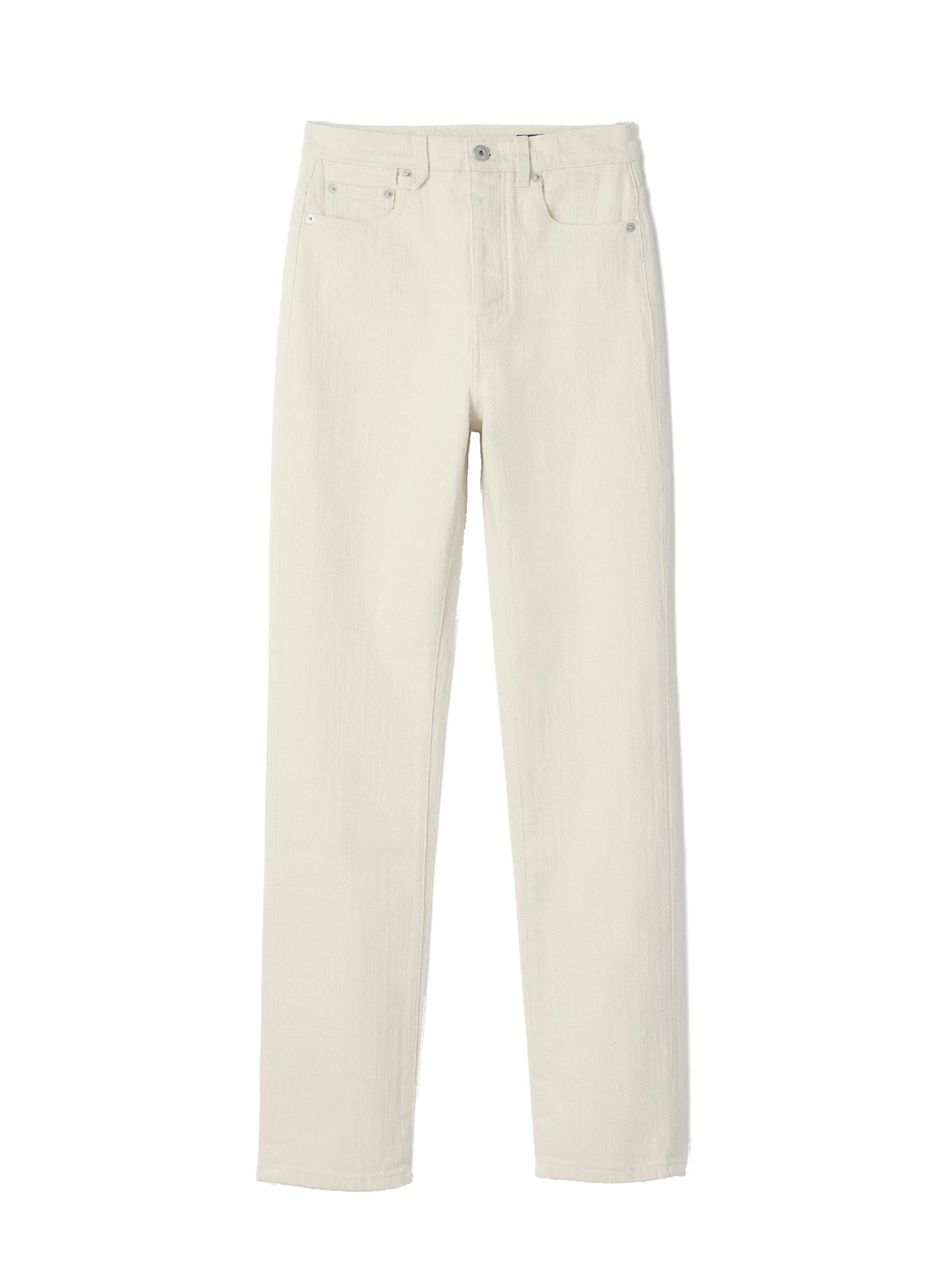Jacquemus-The-De-Nimes-Palma-Denim-Pants-in-Off-White-coveti-white Jacquemus De-Nimes Palma Denim Pants trousers