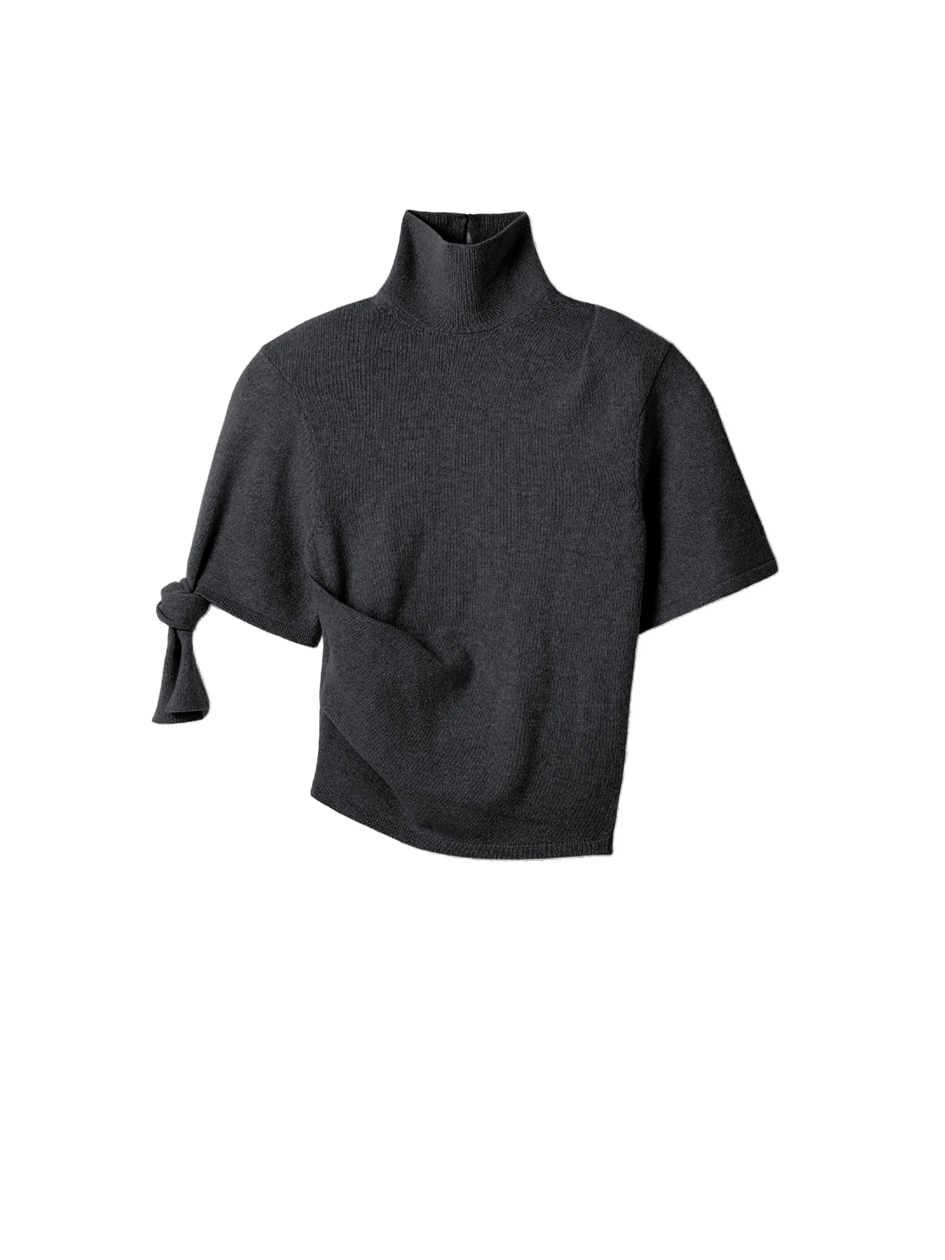 Jacquemus-The-Fiocco-Knit-in-Dark-Grey-coveti-white Jacquemus Fiocco Knit