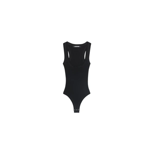 The Gros Grain Bodysuit in Black