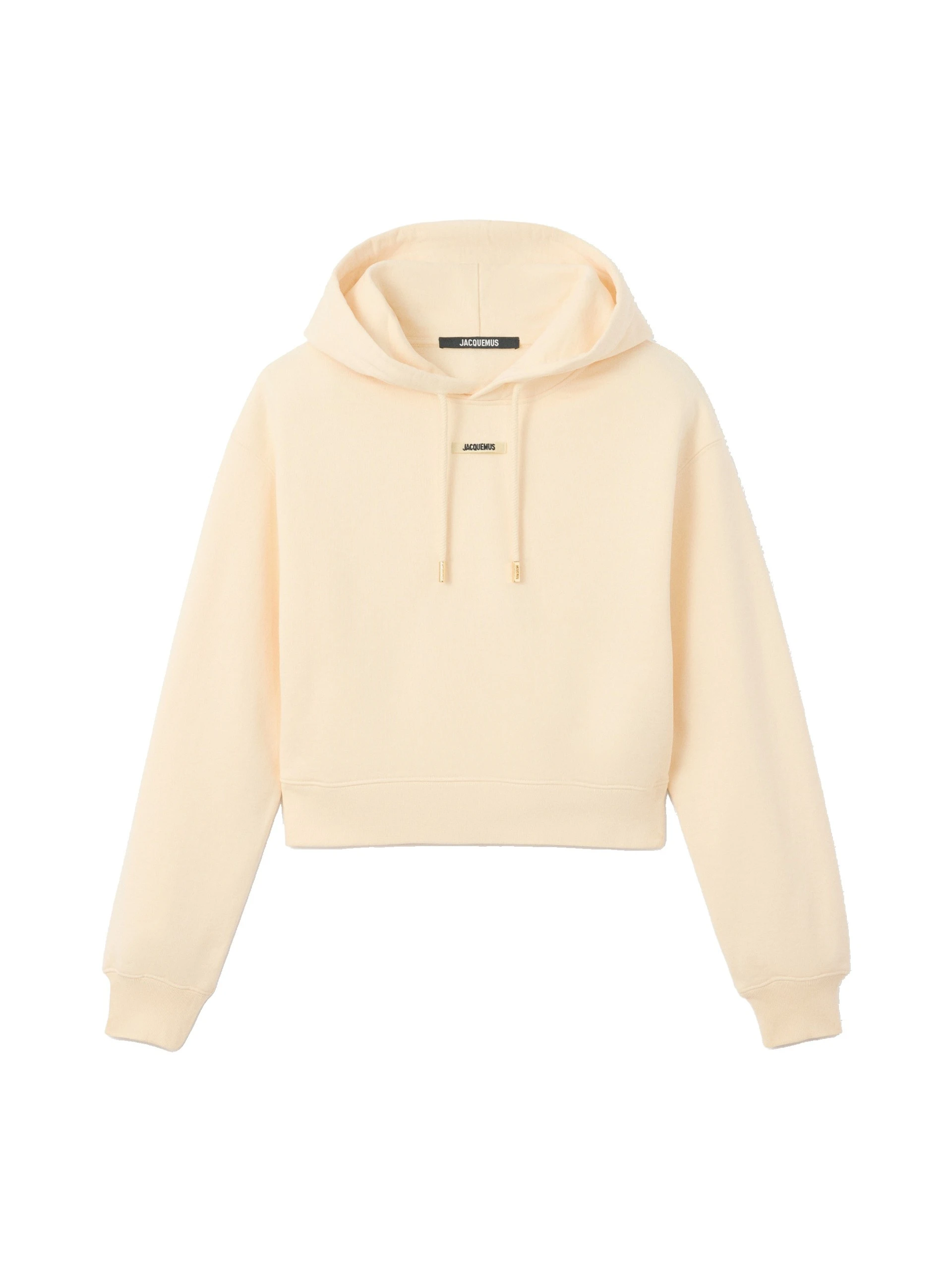 Jacquemus-The-Gros-Grain-Hoodie-in-Light-Beige-coveti-white Jacquemus Gros Grain Hoodie