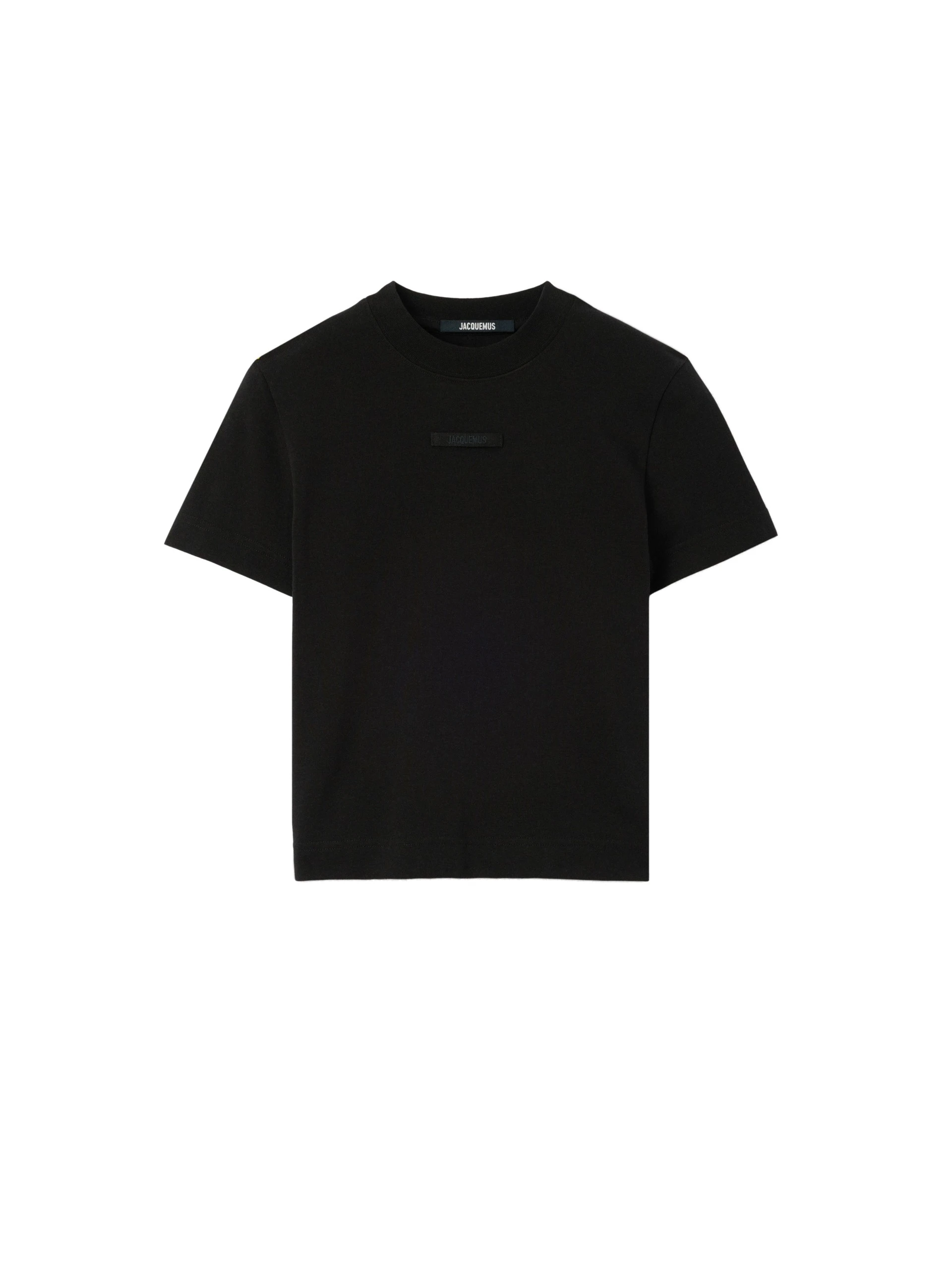 Jacquemus-The-Gros-Grain-T-Shirt-in-Black-coveti-white Jacquemus Gros Grain T-Shirt top