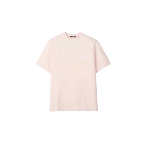 The Ibiza Address Short-Sleeve T-Shirt in White Ibiza Pink