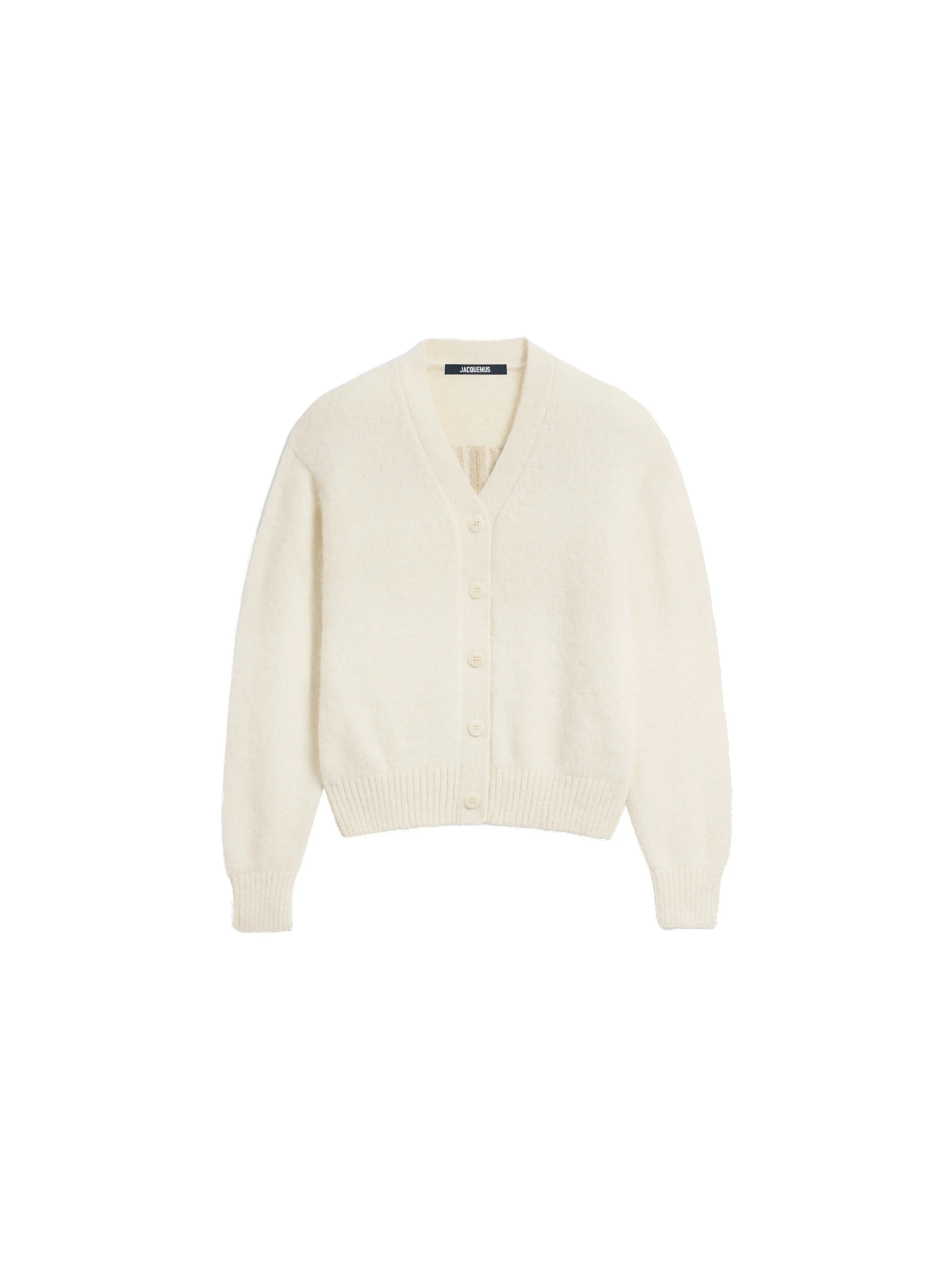 Jacquemus-The-Jacquemus-Cardigan-in-Light-Beige-coveti-white Jacquemus Jacquemus Cardigan knit