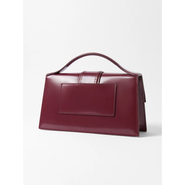 red shoulder bag