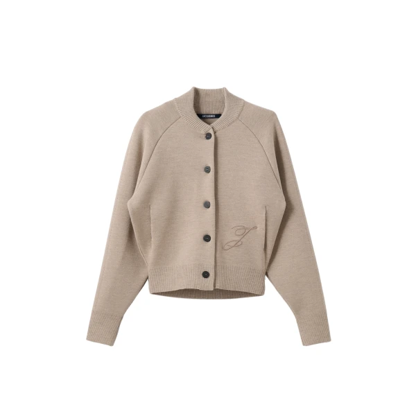 The Lavande Cardigan in Greige