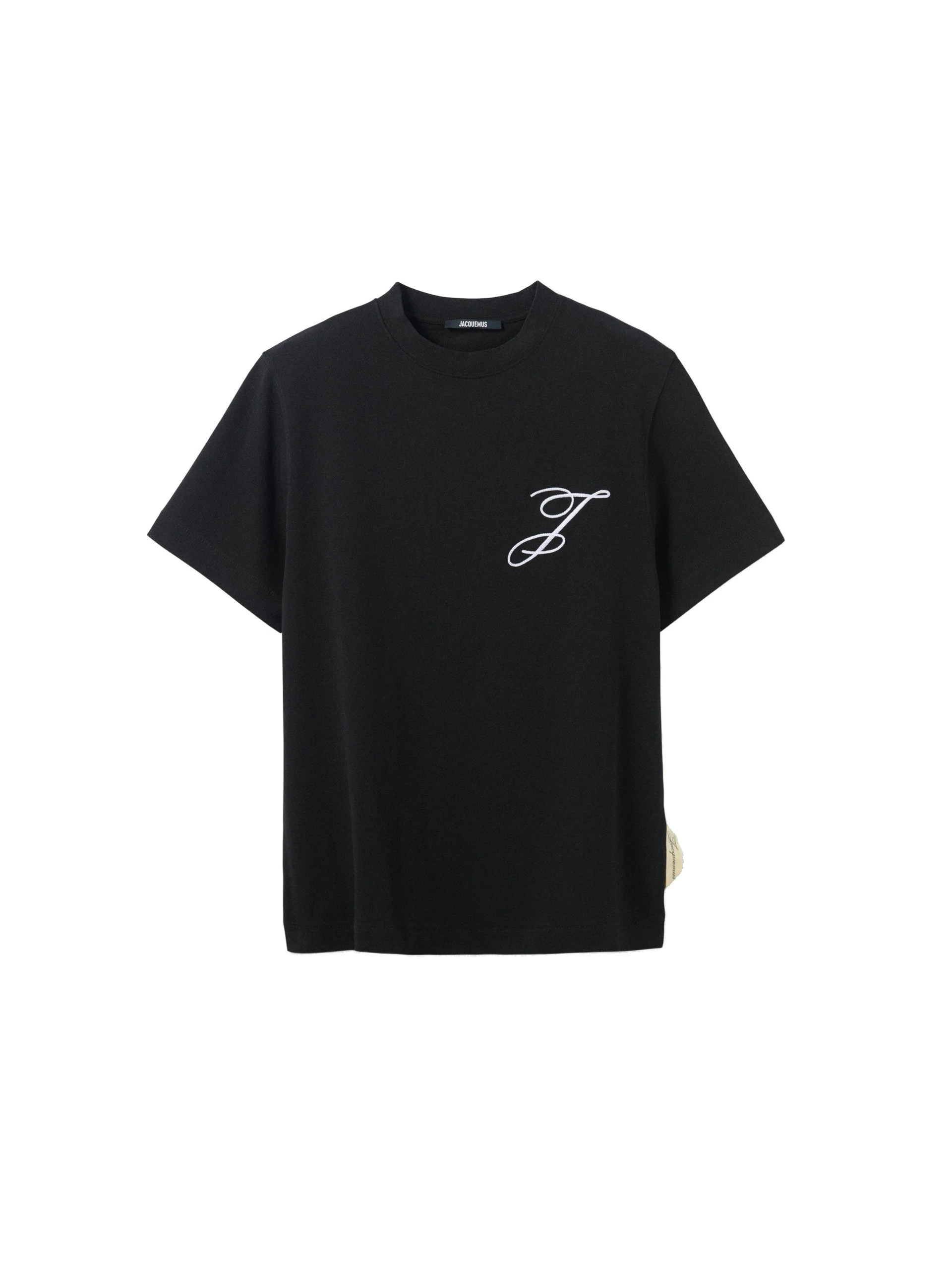 Jacquemus-The-Logo-T-Shirt-in-Black-coveti-white Jacquemus Logo T-Shirt top