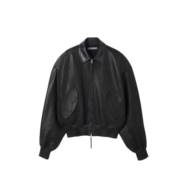 Jacquemus Losange Leather Jacket