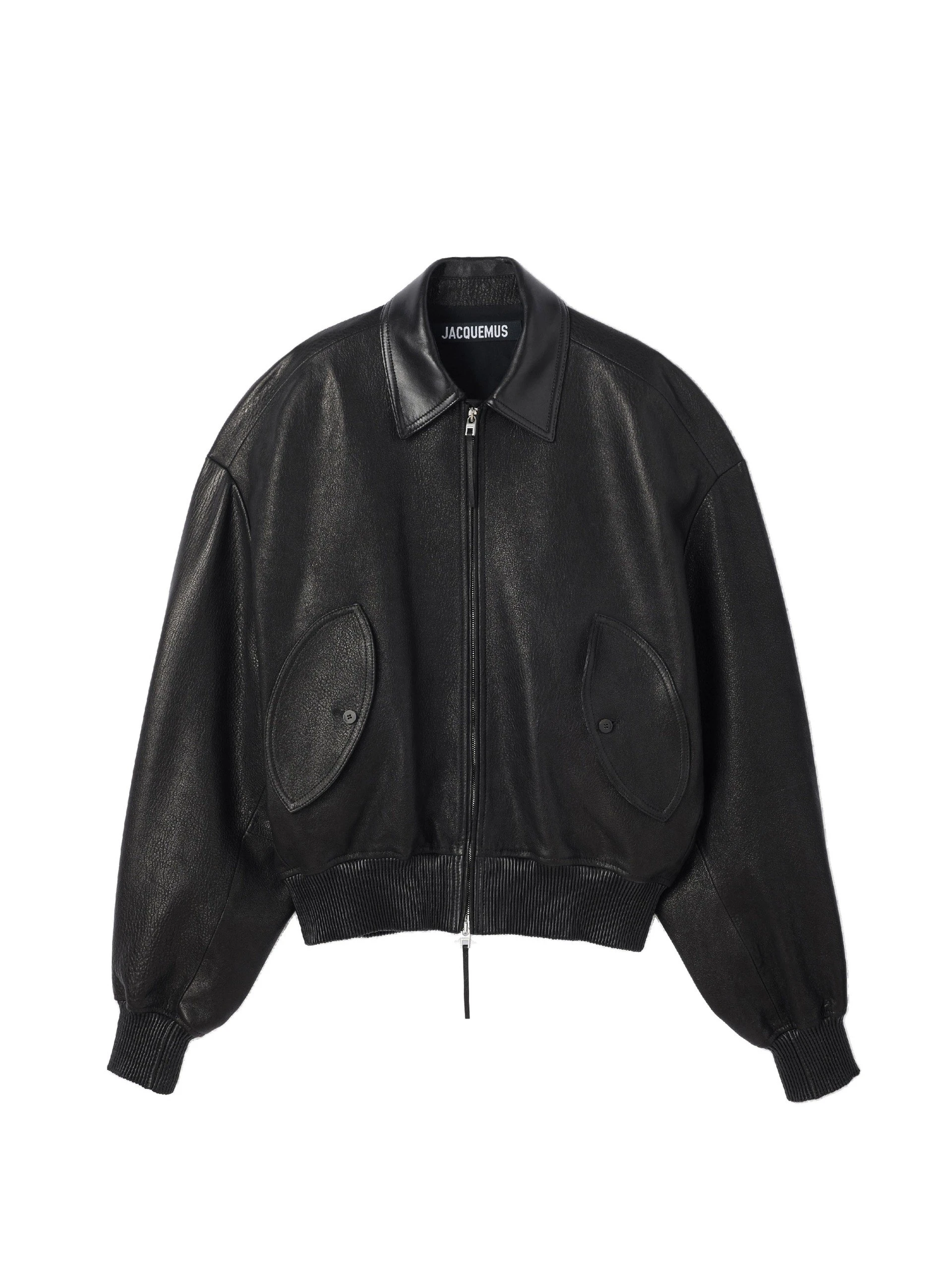 Jacquemus-The-Losange-Leather-Jacket-in-Black-coveti-white Jacquemus Losange Leather Jacket