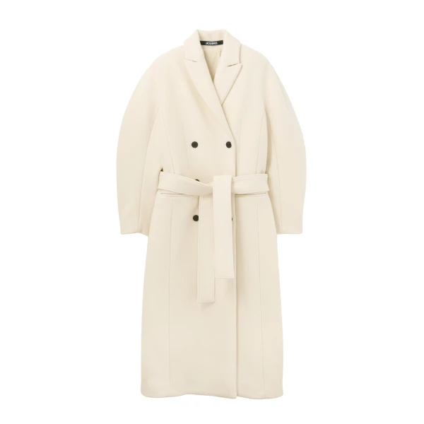 The Man's Coat in Off-White