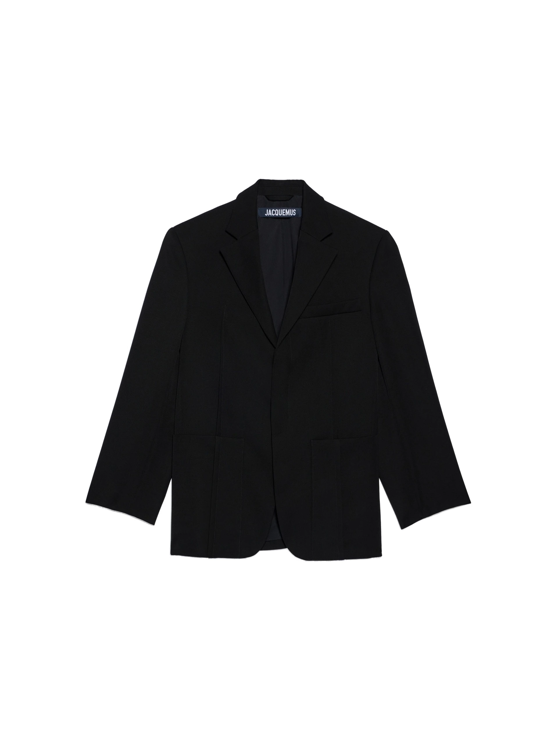 Jacquemus-The-Man-s-Jacket-in-Black-coveti-white Jacquemus Man's Jacket