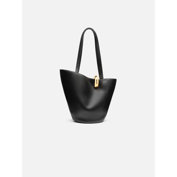 black Jacquemus bucket bag