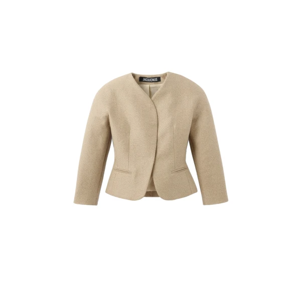 The Mini Ovalo Jacket in Off-White