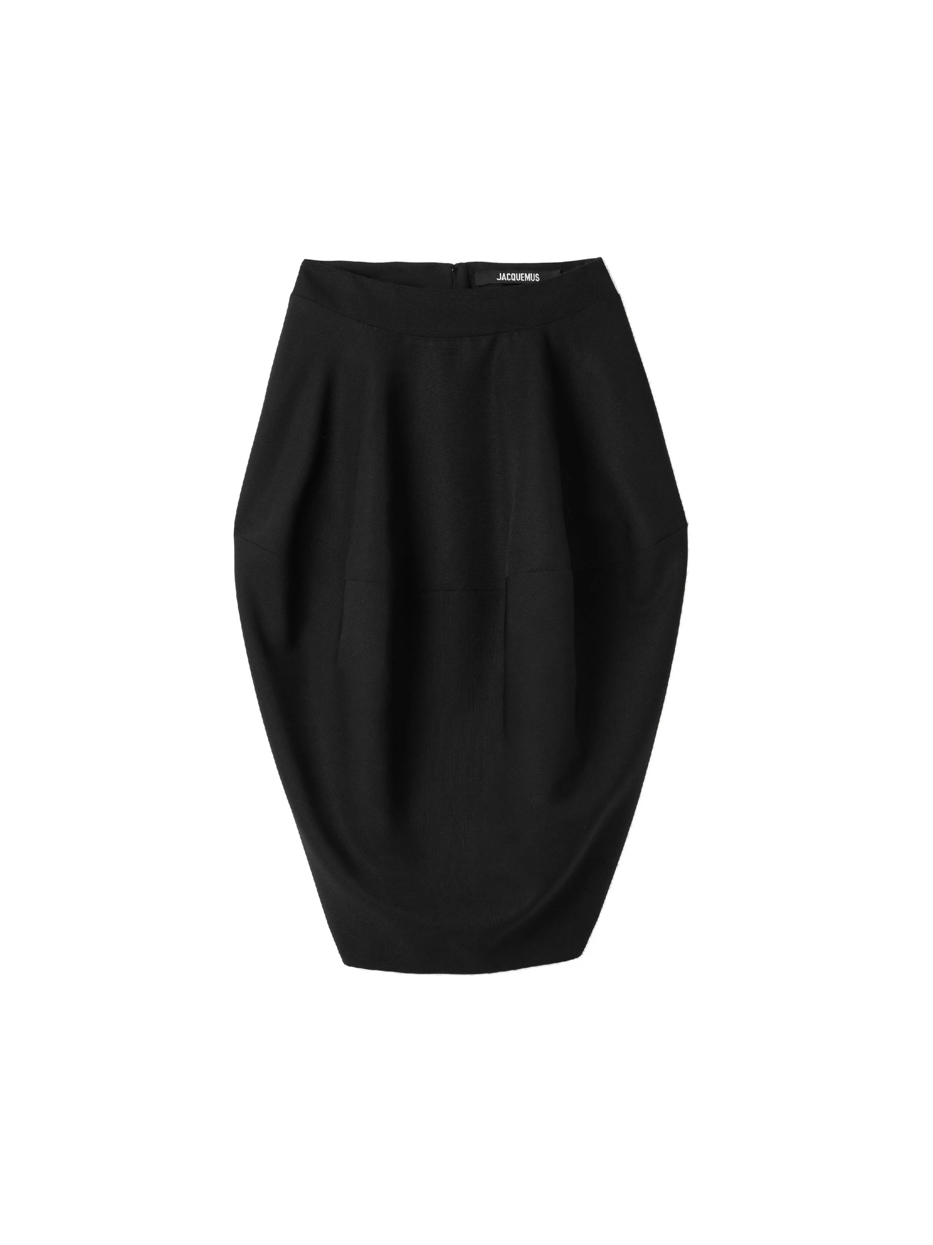 Jacquemus-The-Ovalo-Skirt-in-Black-coveti-white Jacquemus Ovalo Skirt
