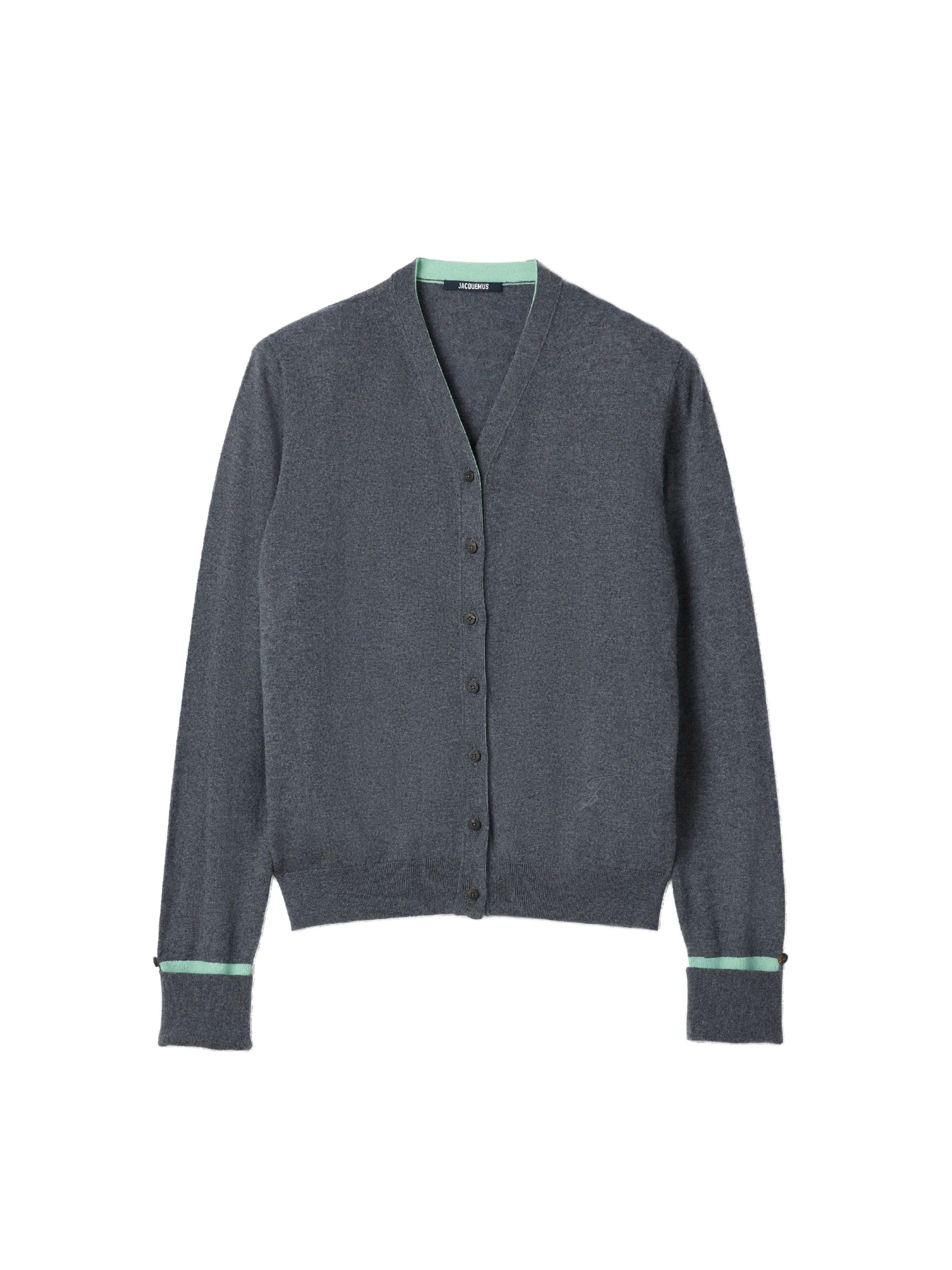 Jacquemus-The-Pablo-Cardigan-in-Grey-coveti-white Jacquemus Pablo Cardigan knit