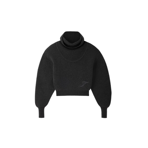 The Pallone Knit in Dark Grey