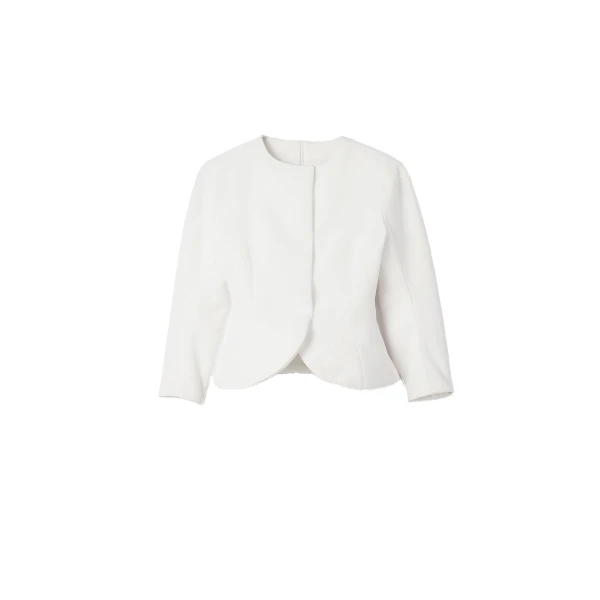 The Palmier Jacket in White