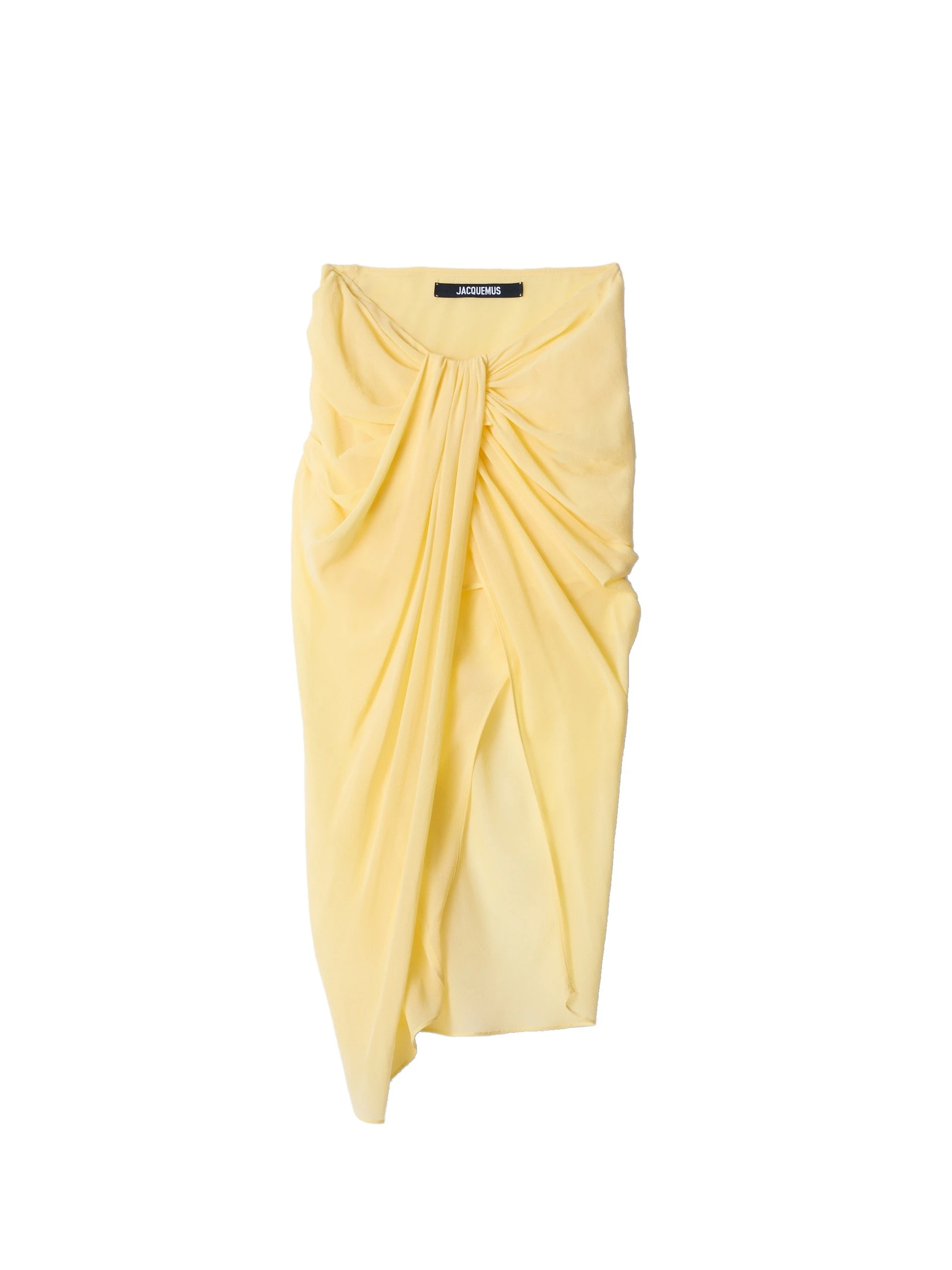 Jacquemus-The-Pareo-Skirt-in-Light-Yellow-coveti-white Jacquemus Pareo Skirt