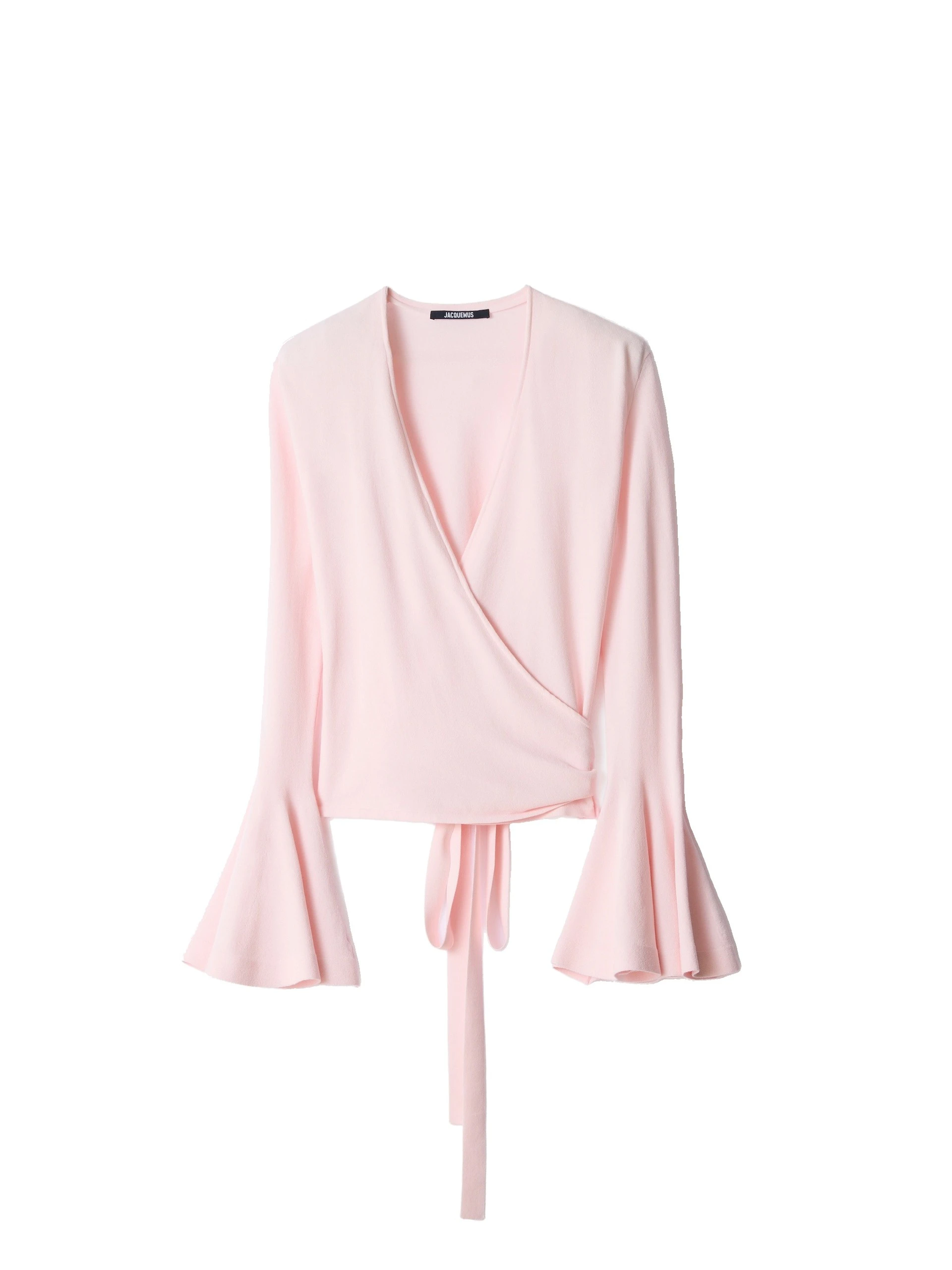 Jacquemus-The-Paysan-Long-Sleeve-Knit-in-Light-Pink-coveti-white Jacquemus Paysan Long-Sleeve Knit