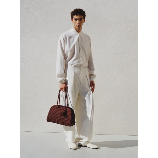 brown Jacquemus tote bag