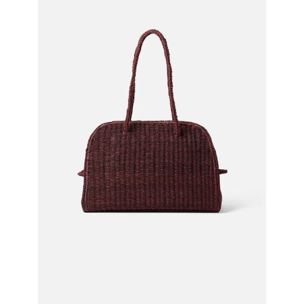 raffia tote bag