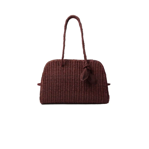 The Raffia Turismo Bag in Brown