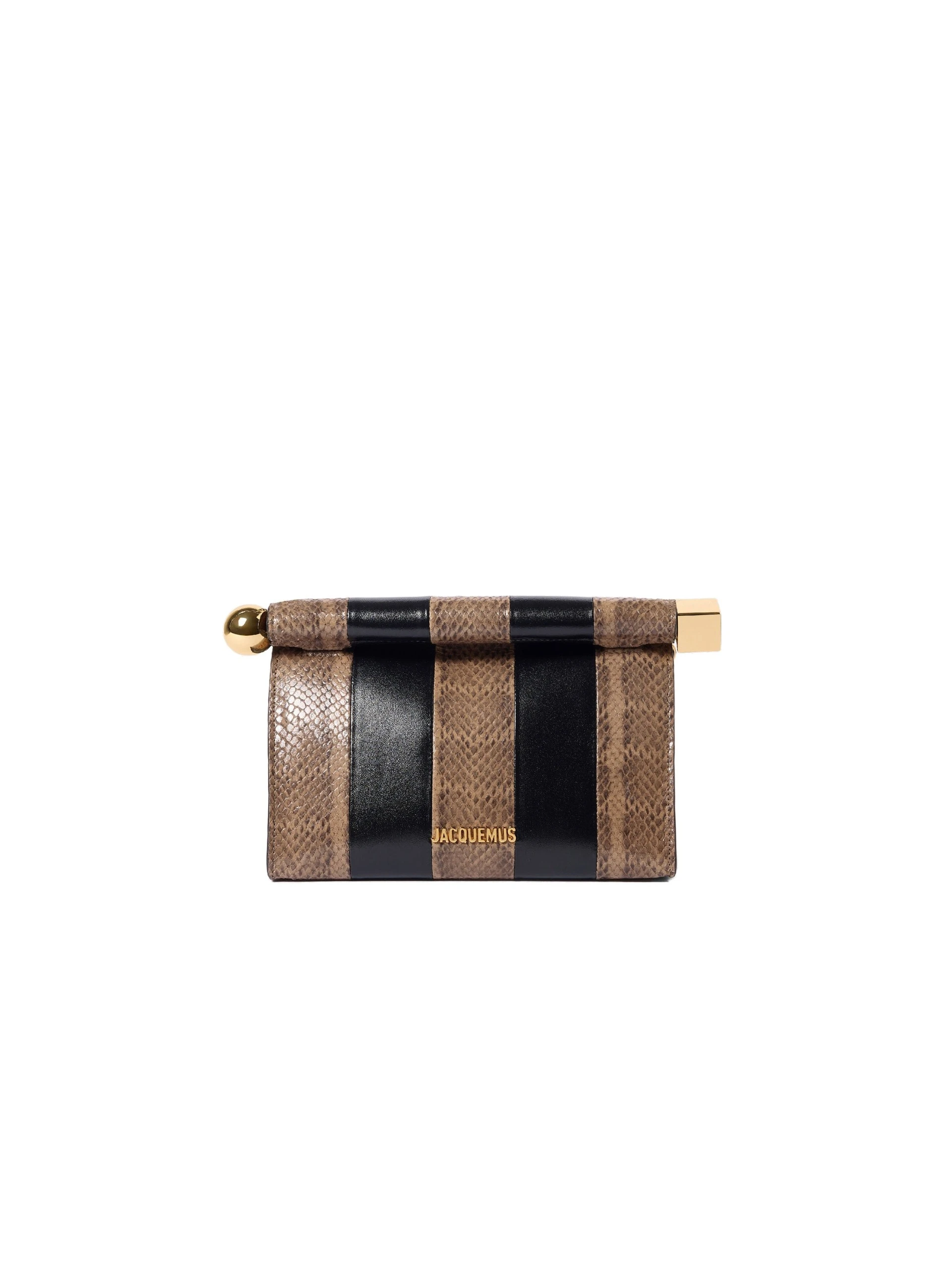 Jacquemus-The-Rond-Carre-Bag-in-Black-and-Beige-coveti-white Jacquemus Rond Carre Bag clutch