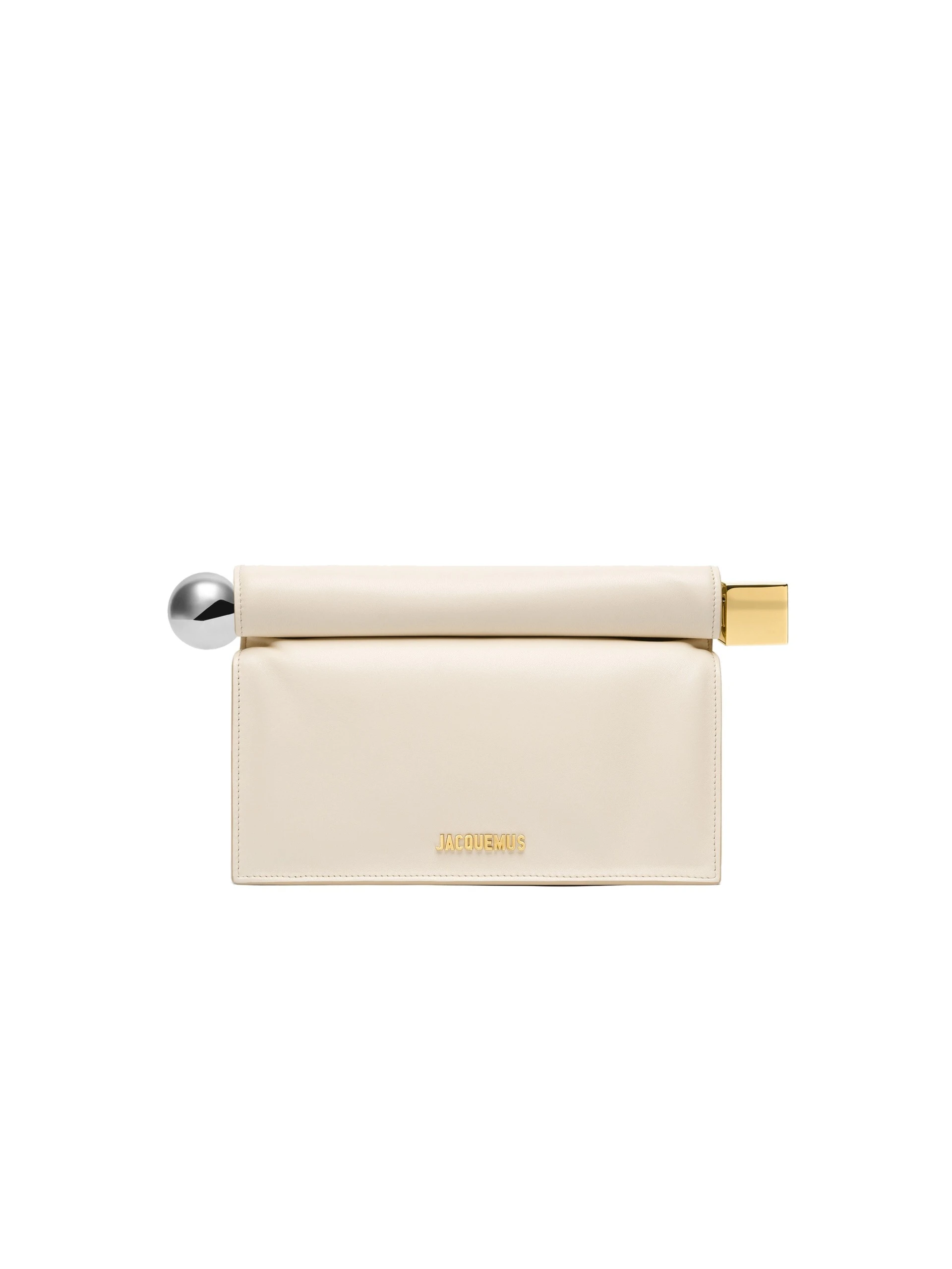 Jacquemus-The-Rond-Carre-Clutch-in-Light-Ivory-coveti-white Jacquemus Rond Carre Clutch