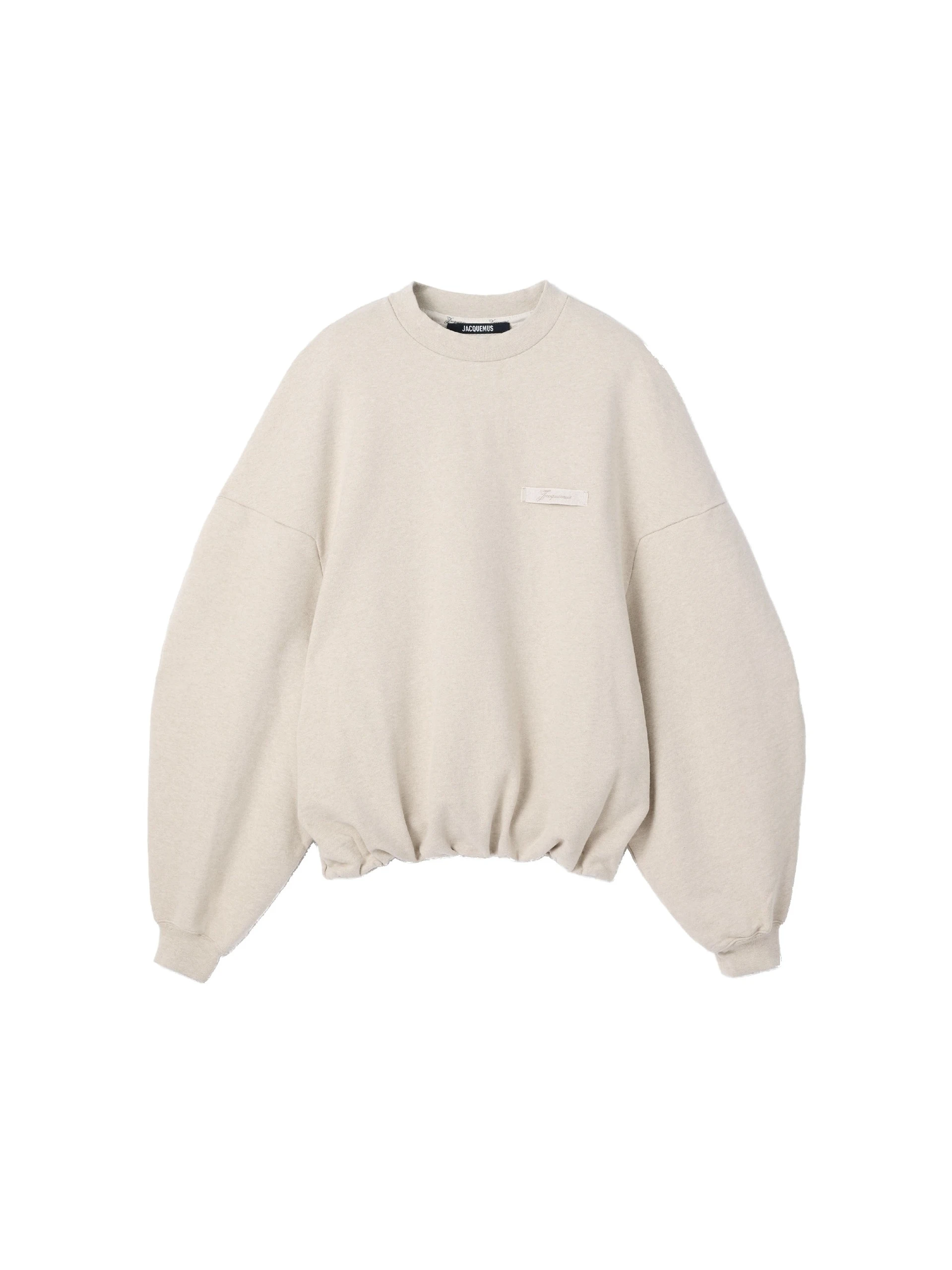 Jacquemus-The-Ruban-Sweatshirt-in-Light-Beige-coveti-white Jacquemus Ruban Sweatshirt top