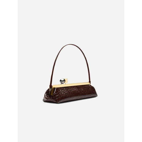 brown Jacquemus clutch