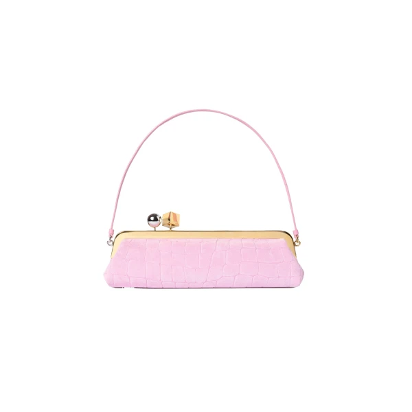 The Salon Clutch in Light Pink