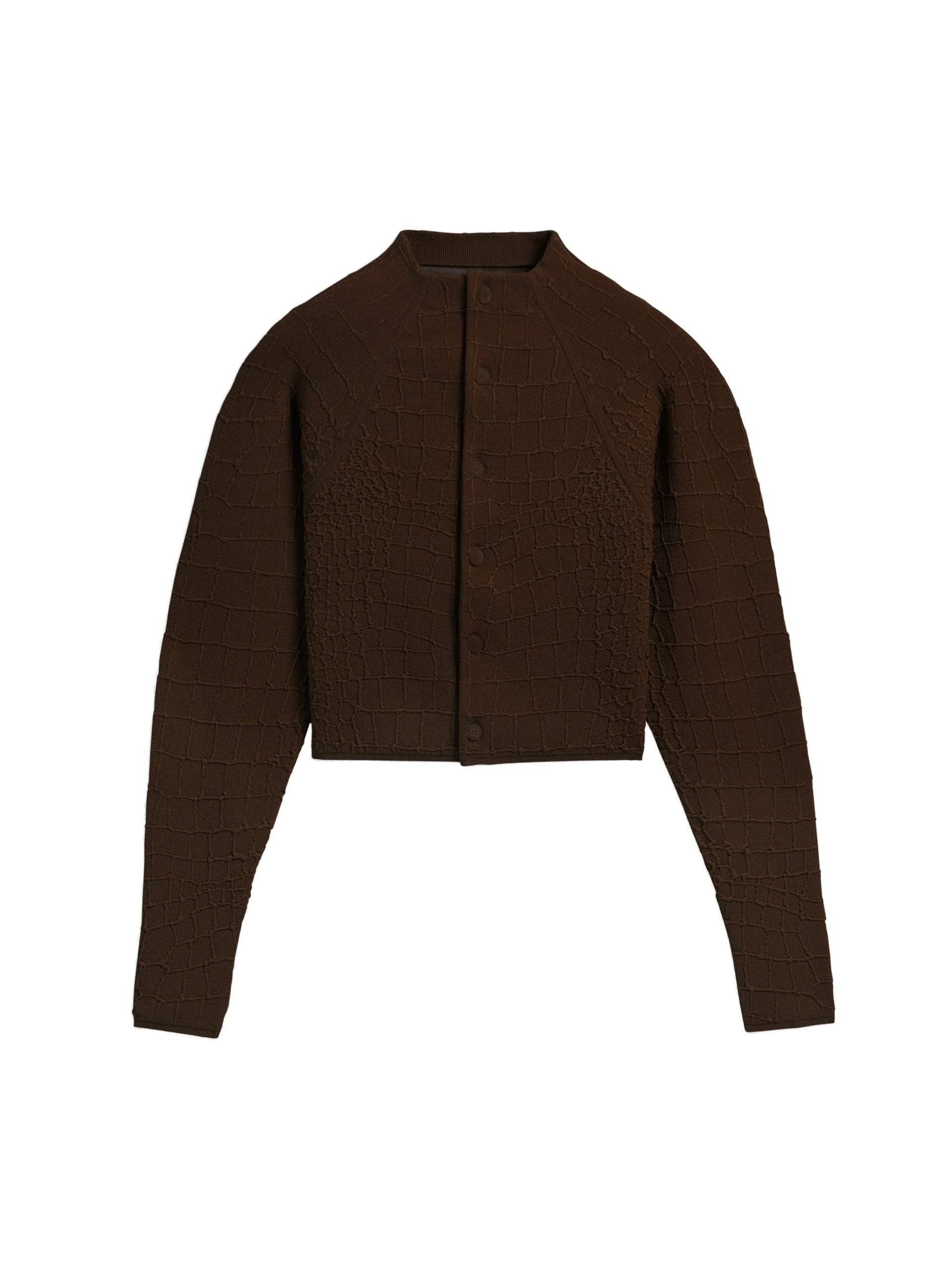 Jacquemus-The-Scala-Cardigan-in-Dark-Brown-coveti-white Jacquemus Scala Cardigan knit