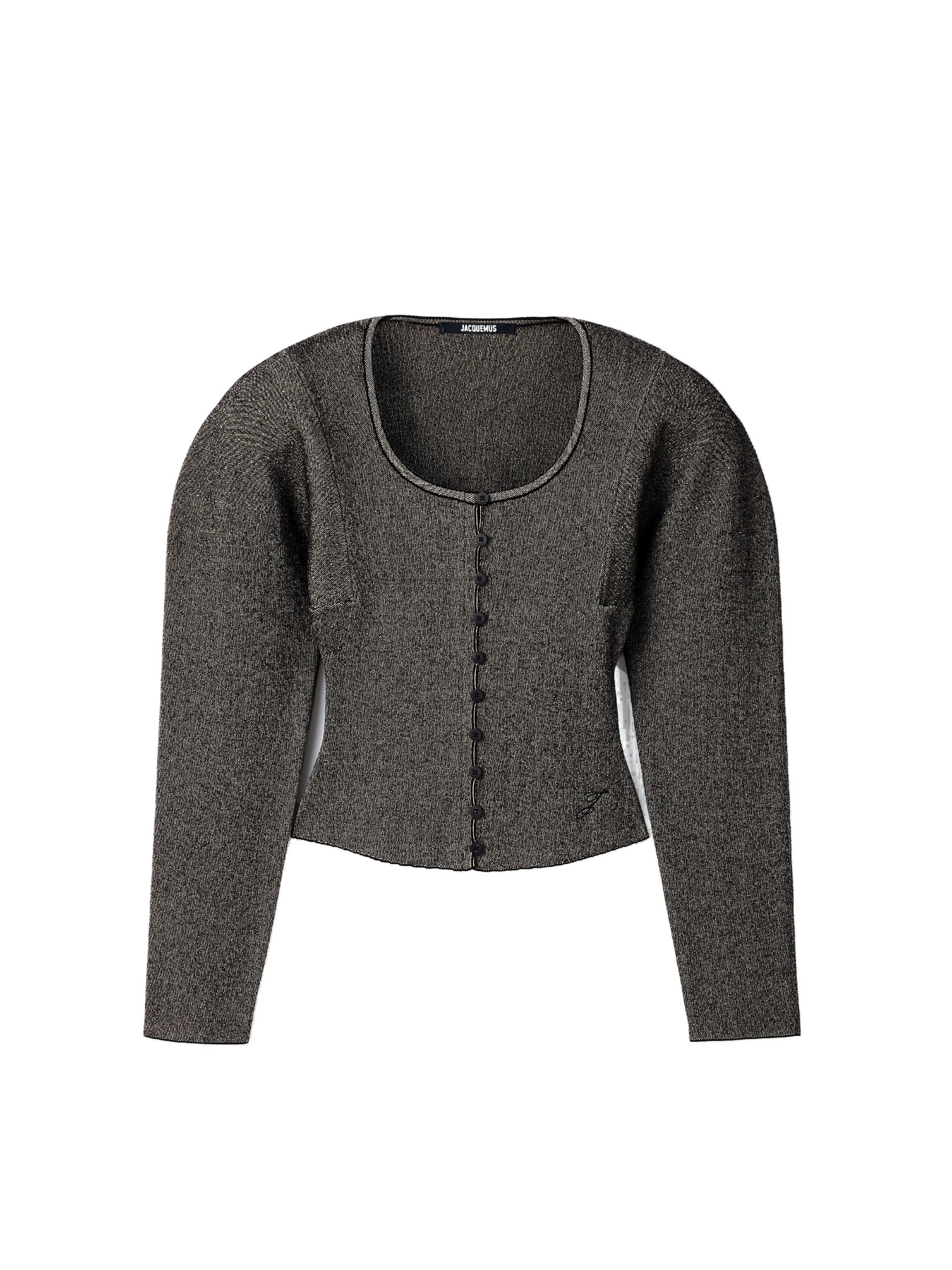 Jacquemus-The-Sera-Cardigan-in-Dark-Beige-coveti-white Jacquemus Sera Cardigan knit