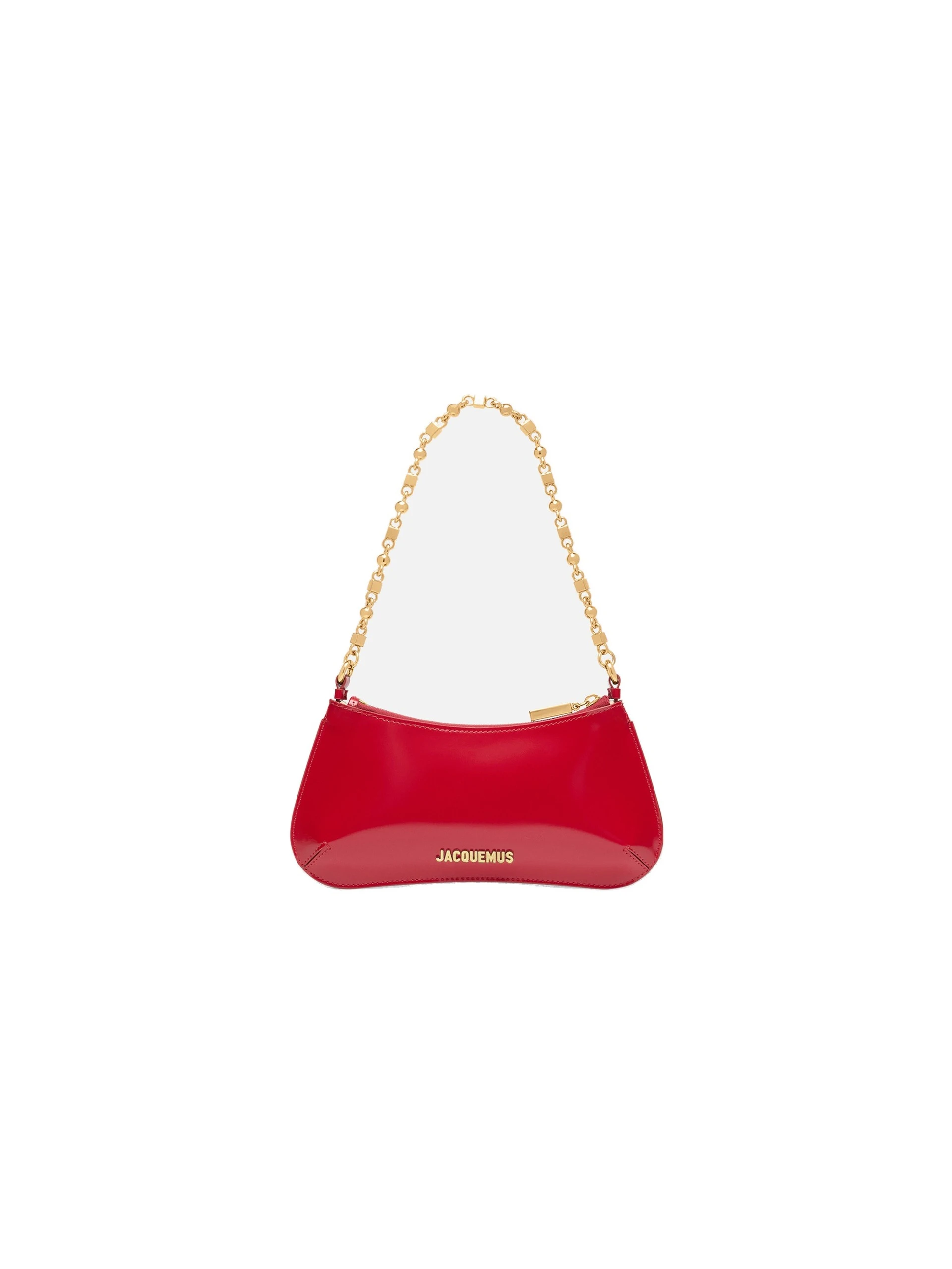 Jacquemus-The-Small-Bisou-Chaine-Bag-in-Red-and-Gold-coveti-white Jacquemus Small Bisou Chaine Bag