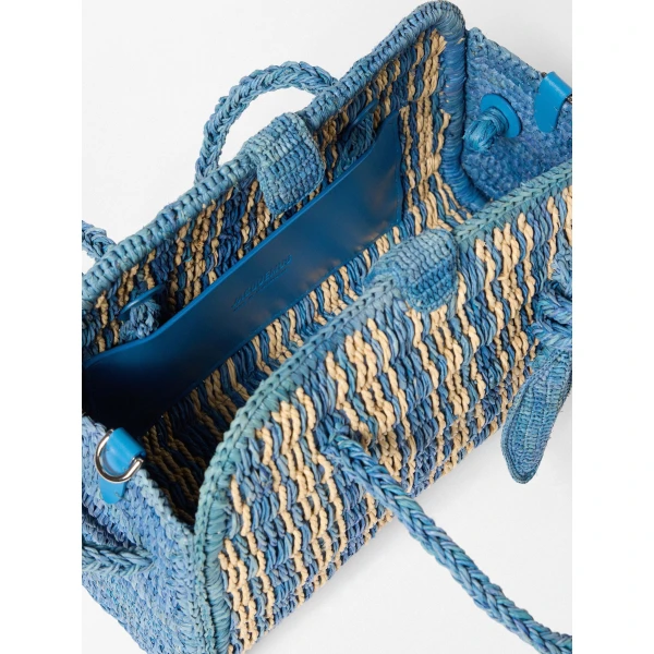 raffia tote bag